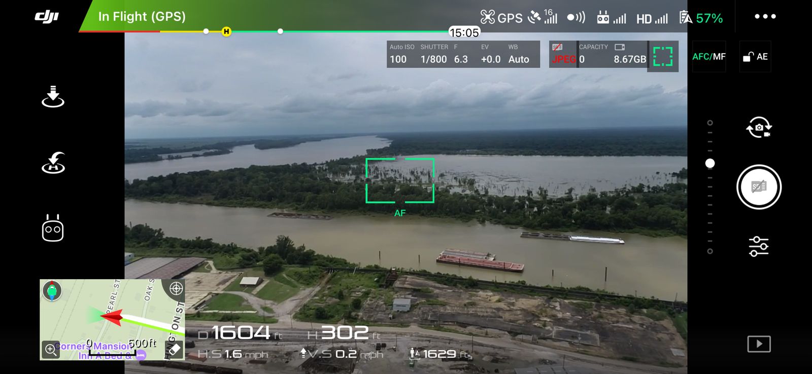 DIMCO aerial mapping drone operation